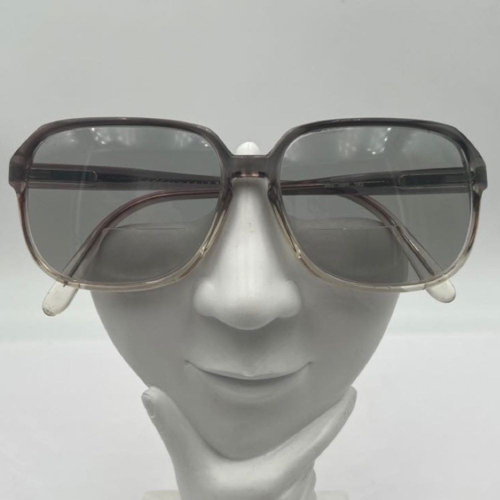 Vintage Wilshire Designs Gray Translucent Oval Sunglasses Frames 865